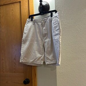 Nautica Men's Tan Flat Front Shorts